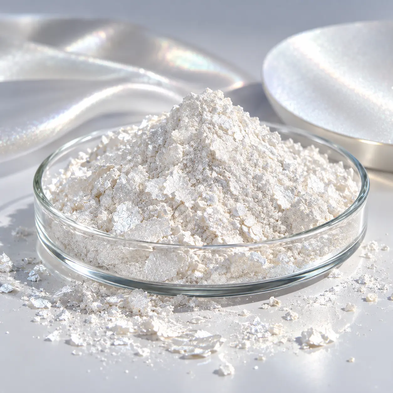 Beyaz Sedef Pigment Nedir? Parlaklık, Partikül Boyutu ve Kullanım Alanları | Tüver Pigment Resmi